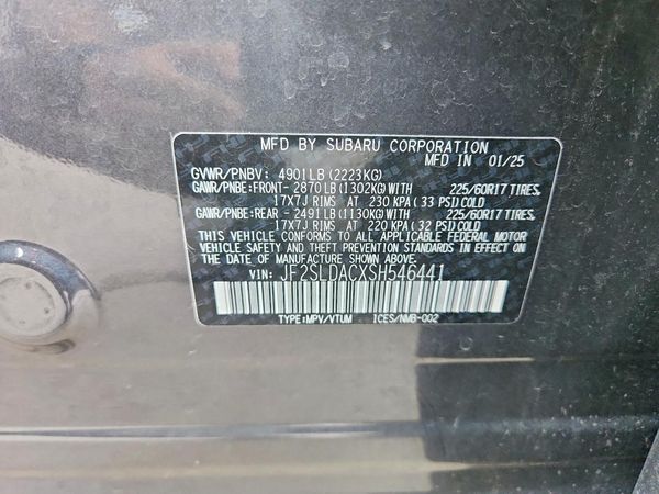 2025 SUBARU FORESTER