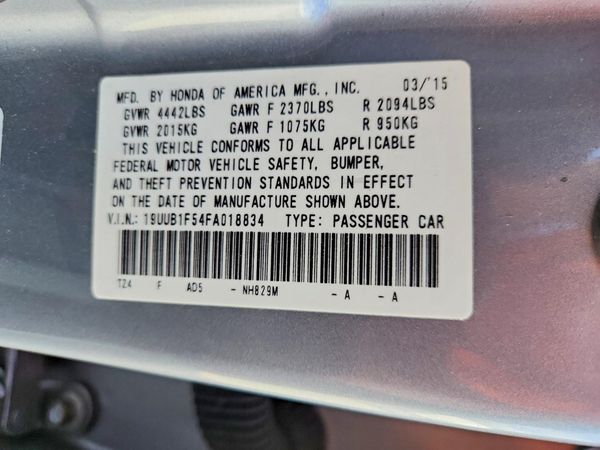 2015 ACURA TLX