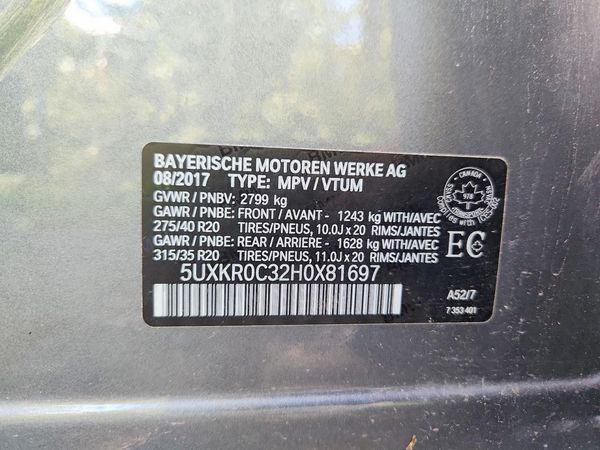 2017 BMW X5 xDrive35i
