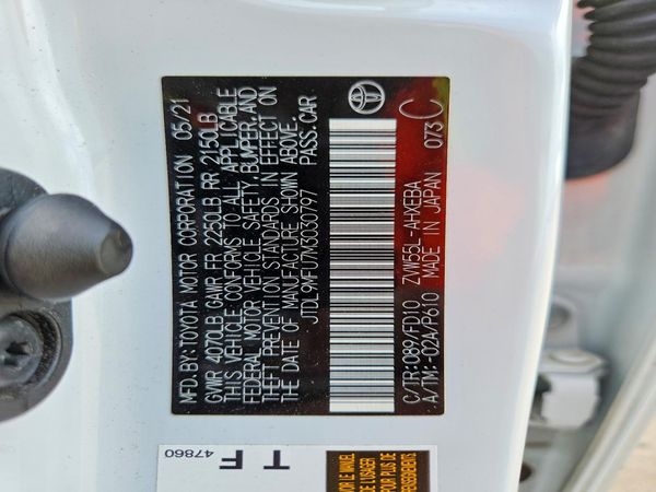 2021 TOYOTA PRIUS