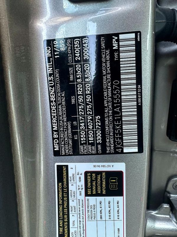 2020 MERCEDES-BENZ GLS GLS450-4M