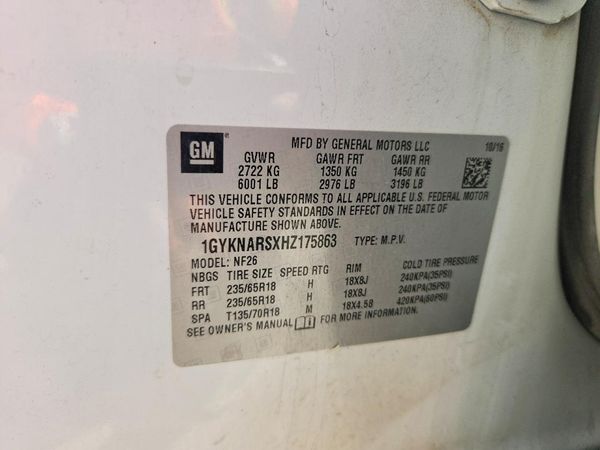 2017 CADILLAC XT5 Base