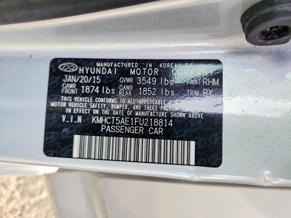 2015 HYUNDAI ACCENT