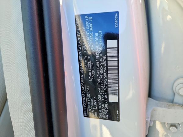 2025 VOLVO XC90 Plus Bright — VINS