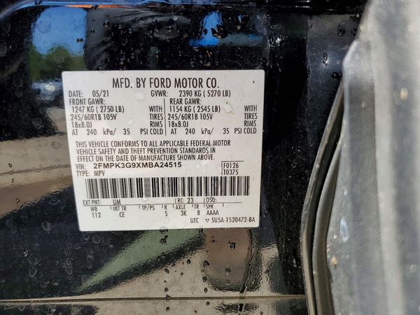 2021 FORD EDGE SE