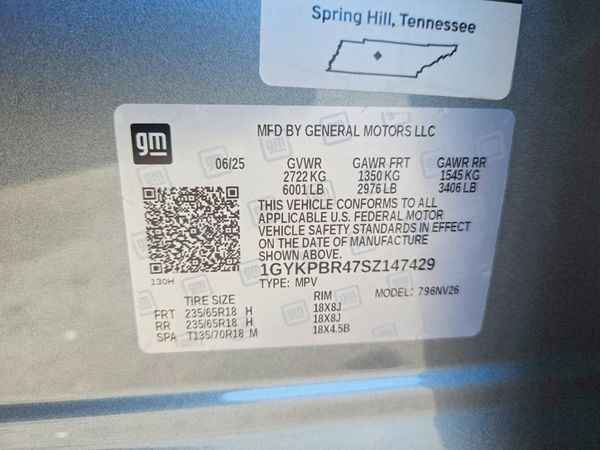 2025 CADILLAC XT6