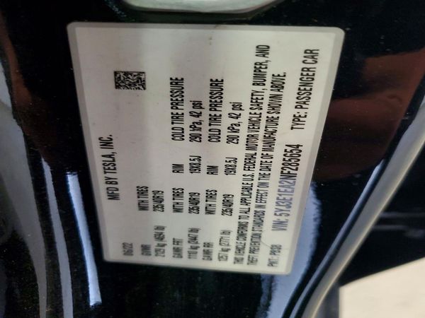 2022 TESLA MODEL 3
