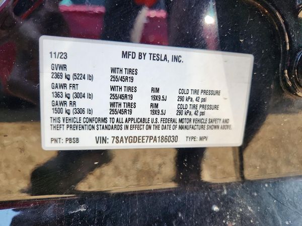 2023 TESLA MODEL Y