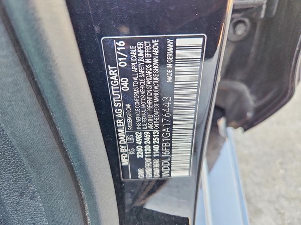 2016 MERCEDES-BENZ CLS CLS400