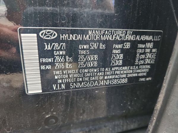 2022 HYUNDAI SANTA FE