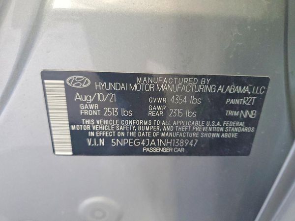 2022 HYUNDAI SONATA SE