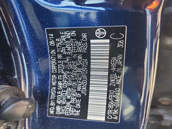 2015 TOYOTA PRIUS