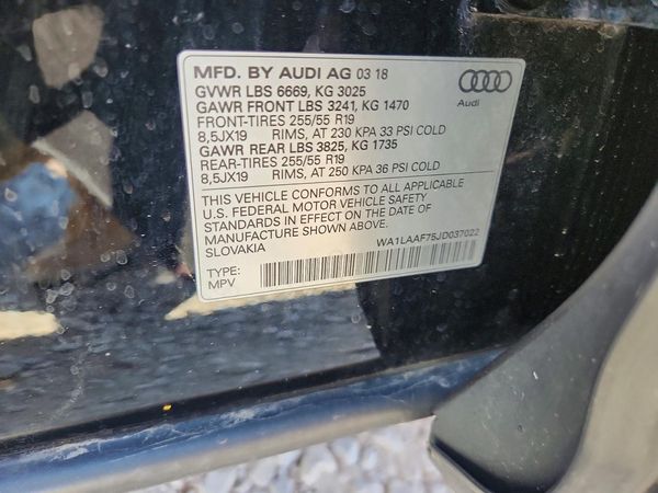2018 AUDI Q7