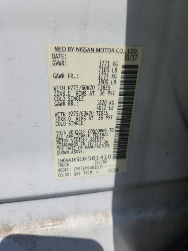 2018 NISSAN TITAN