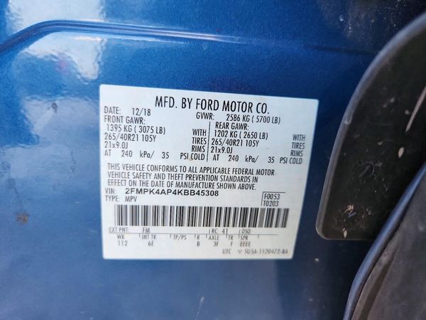 2019 FORD EDGE