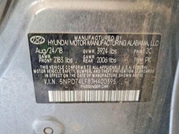 2018 HYUNDAI ELANTRA SE