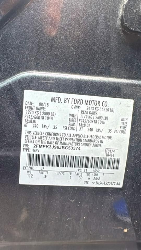 2018 FORD EDGE