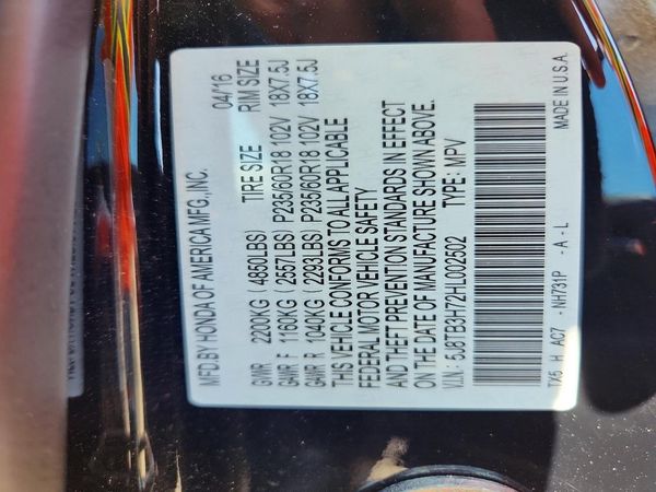 2017 ACURA RDX Advance Package