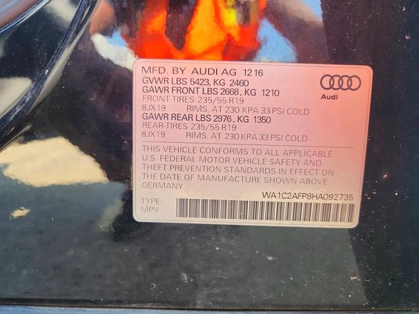 2017 AUDI Q5 quattro Premium