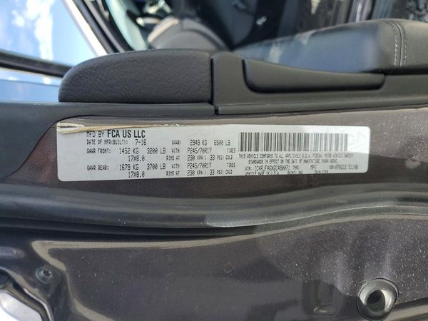 2016 JEEP GRAND CHEROKEE LAREDO 4X4