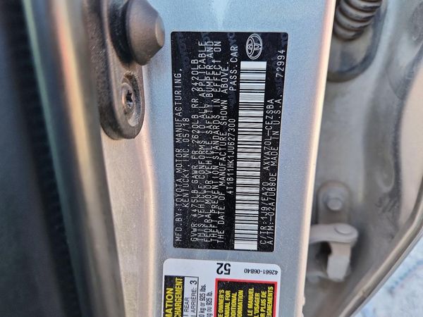 2018 TOYOTA CAMRY