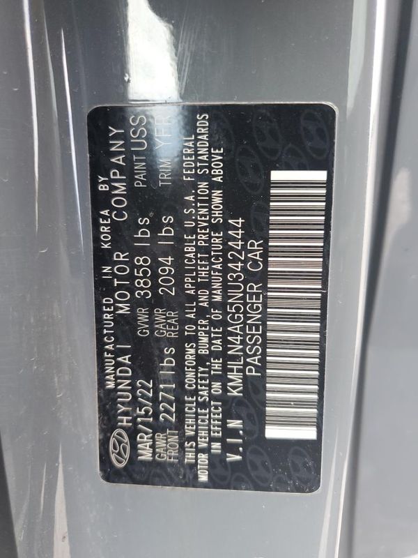 2022 HYUNDAI ELANTRA SEL SEL w/ Premium Pkg