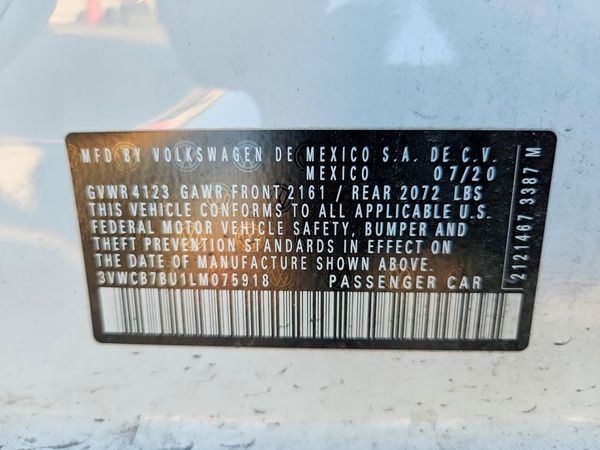 2020 VOLKSWAGEN JETTA S, SE, R-Line
