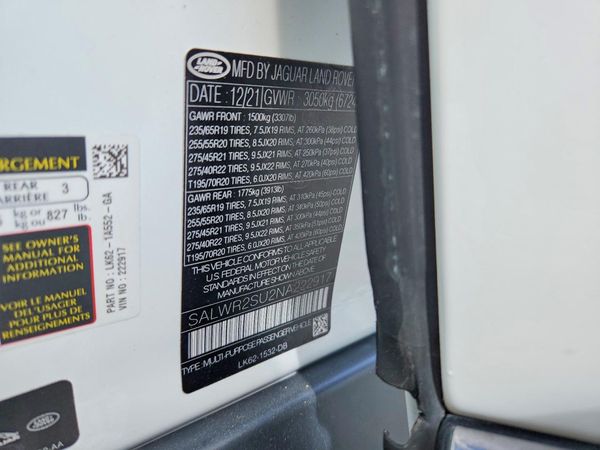 2022 LAND ROVER RANGE ROVER SPORT
