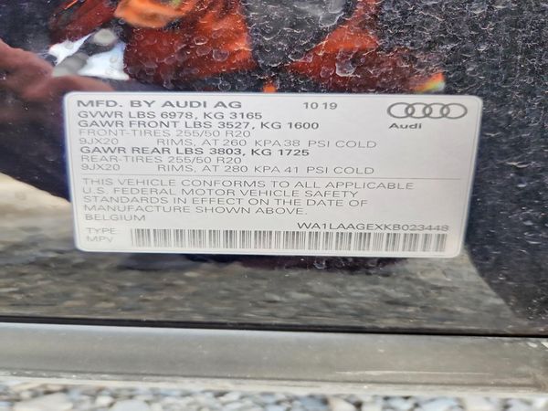 2019 AUDI E-TRON