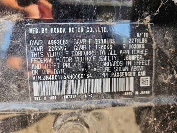 2017 ACURA RLX Technology Package