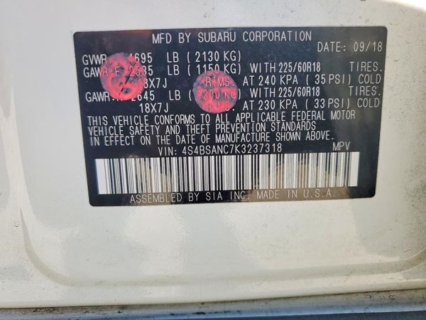 2019 SUBARU OUTBACK Limited+M/R+ES+NAVI