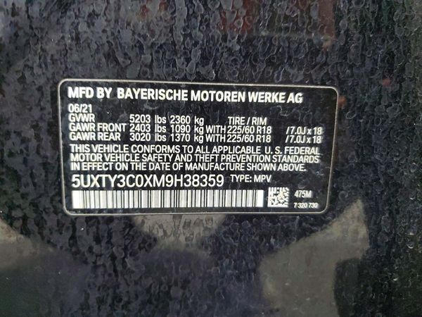2021 BMW X3
