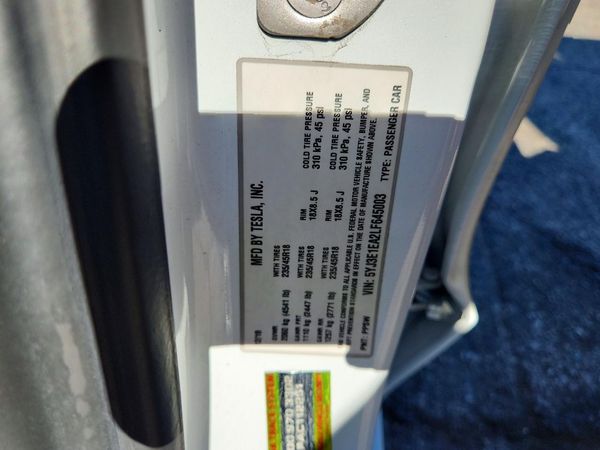 2020 TESLA MODEL 3