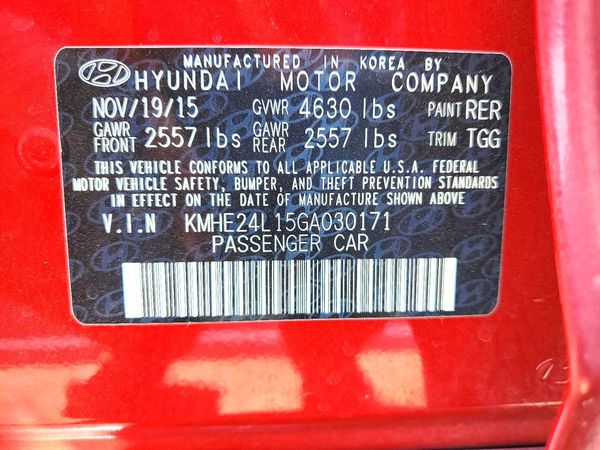 2016 HYUNDAI SONATA GL (Middle-Low)