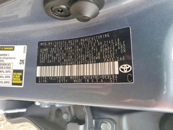 2024 TOYOTA COROLLA