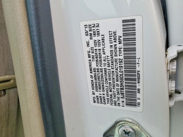2013 ACURA RDX Technology Package