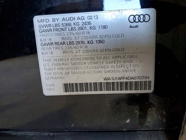 2013 AUDI Q5 Premium Plus
