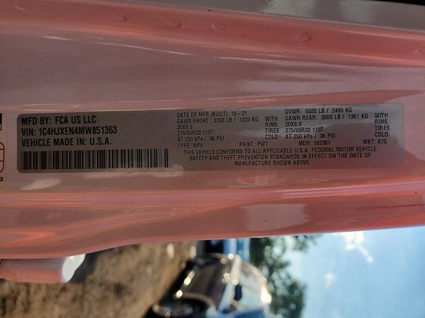 2021 JEEP WRANGLER UNLIMITED Unlimited Sahara