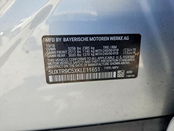 2019 BMW X3