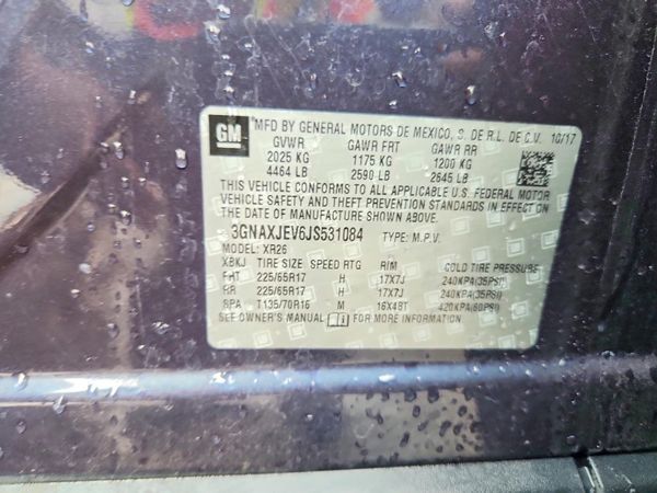 2018 CHEVROLET EQUINOX LT (1LT)