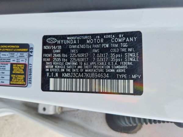 2019 HYUNDAI TUCSON