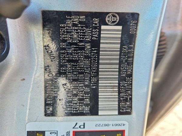 2016 TOYOTA CAMRY