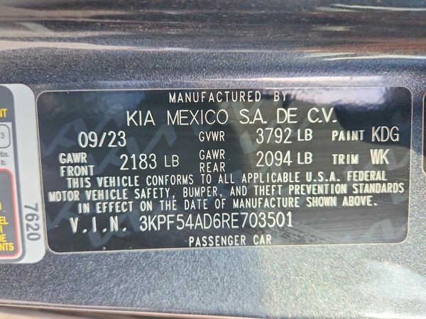 2024 KIA FORTE GT Line