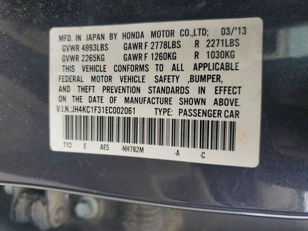 2014 ACURA RLX
