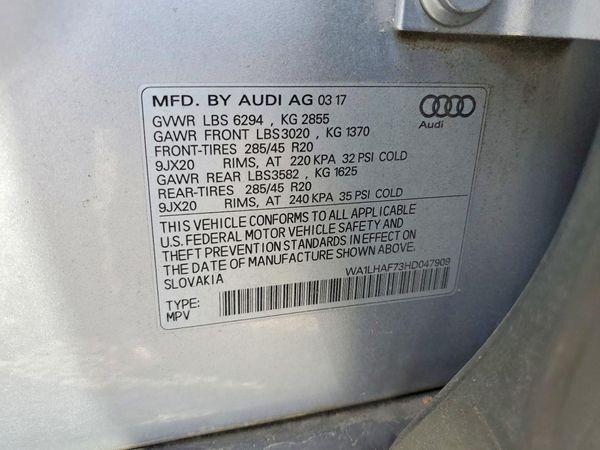 2017 AUDI Q7
