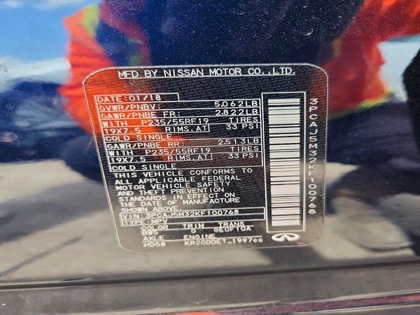 2019 INFINITI QX50