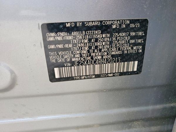 2024 SUBARU FORESTER