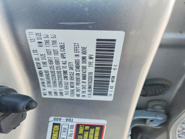 2012 HONDA CRV EX-L