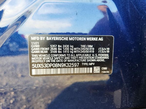 2022 BMW X3