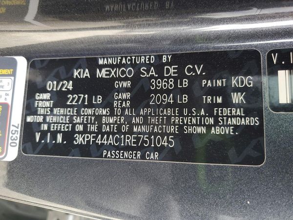 2024 KIA FORTE